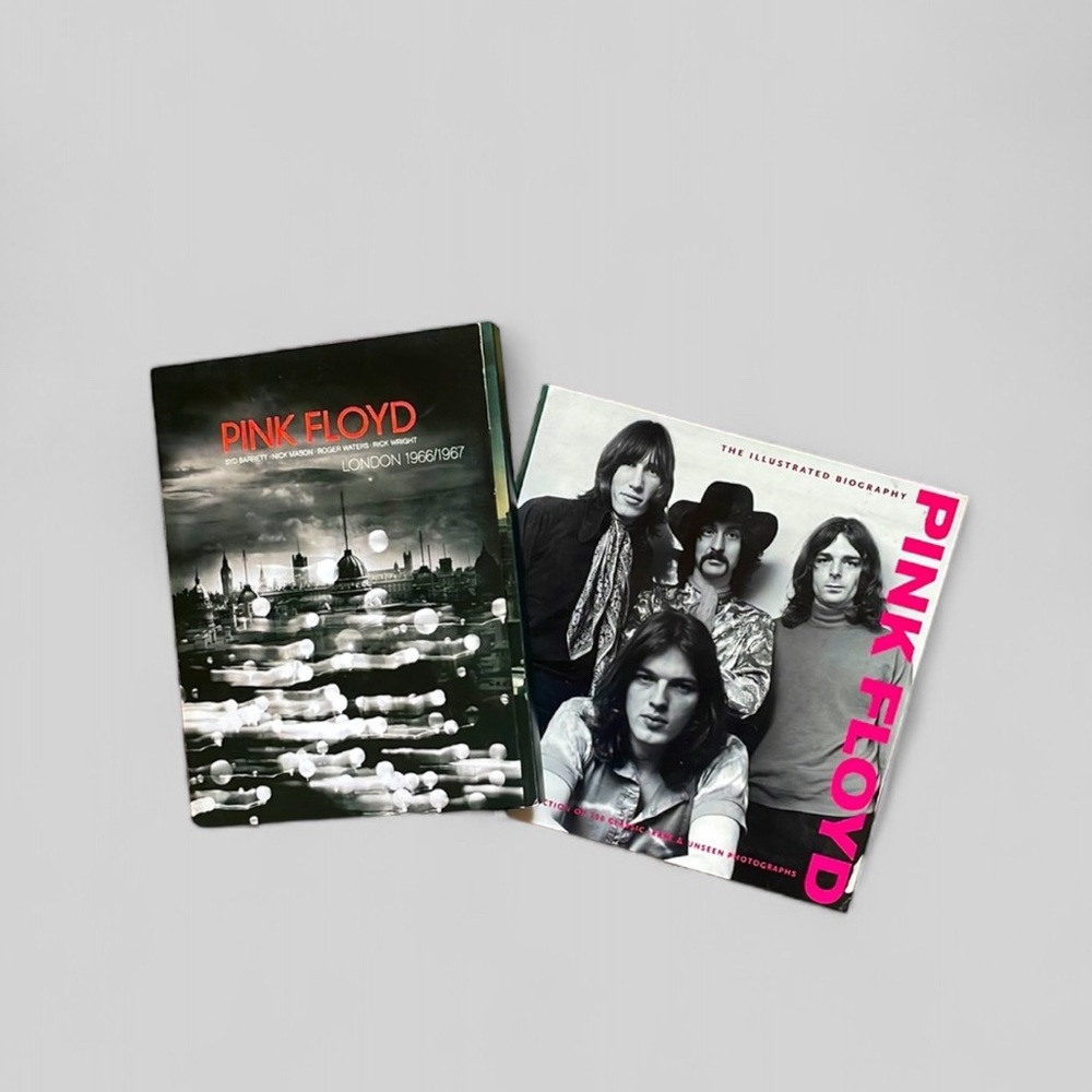 🌷Pink Floyd Movie & Illustrated Biography {RARE}